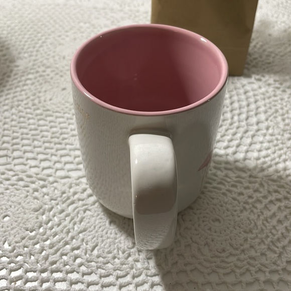 Be a Flamingo 🦩 in a flick of pigeons pottery mug - Picture 6 of 7